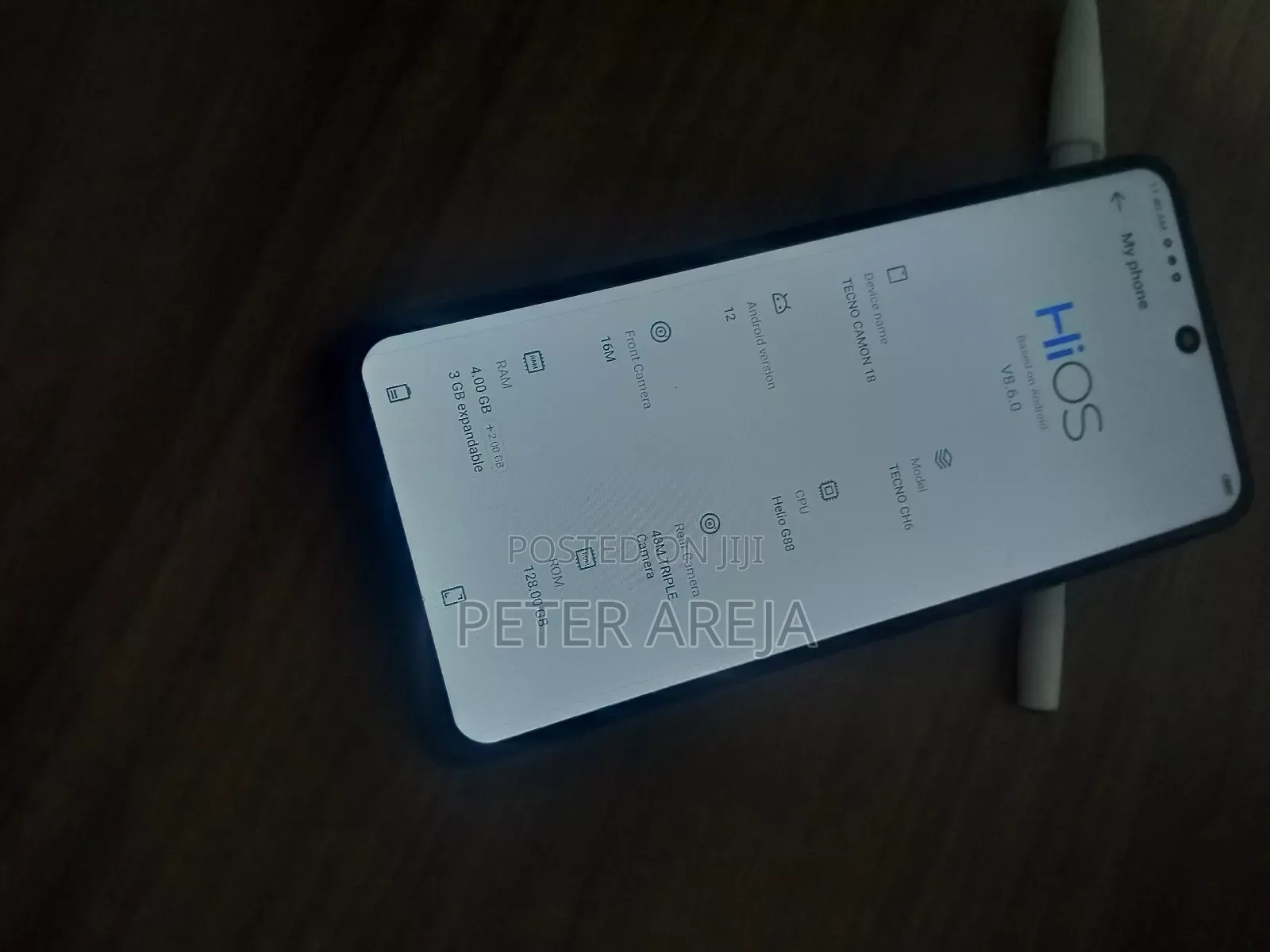Tecno Camon 18 P 128 GB Blue