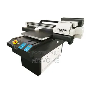 90×60cm Uv Flatbed Printer With 3 Epson Tx800 Heads Rotary