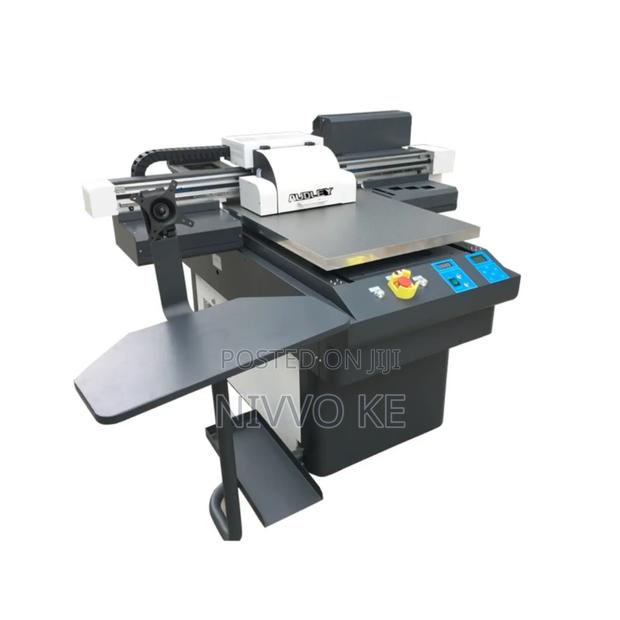 90×60cm Uv Flatbed Printer With 3 Epson Tx800 Heads Rotary - thumbnail 3