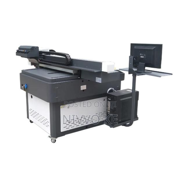 90×60cm Uv Flatbed Printer With 3 Epson Tx800 Heads Rotary - thumbnail 4