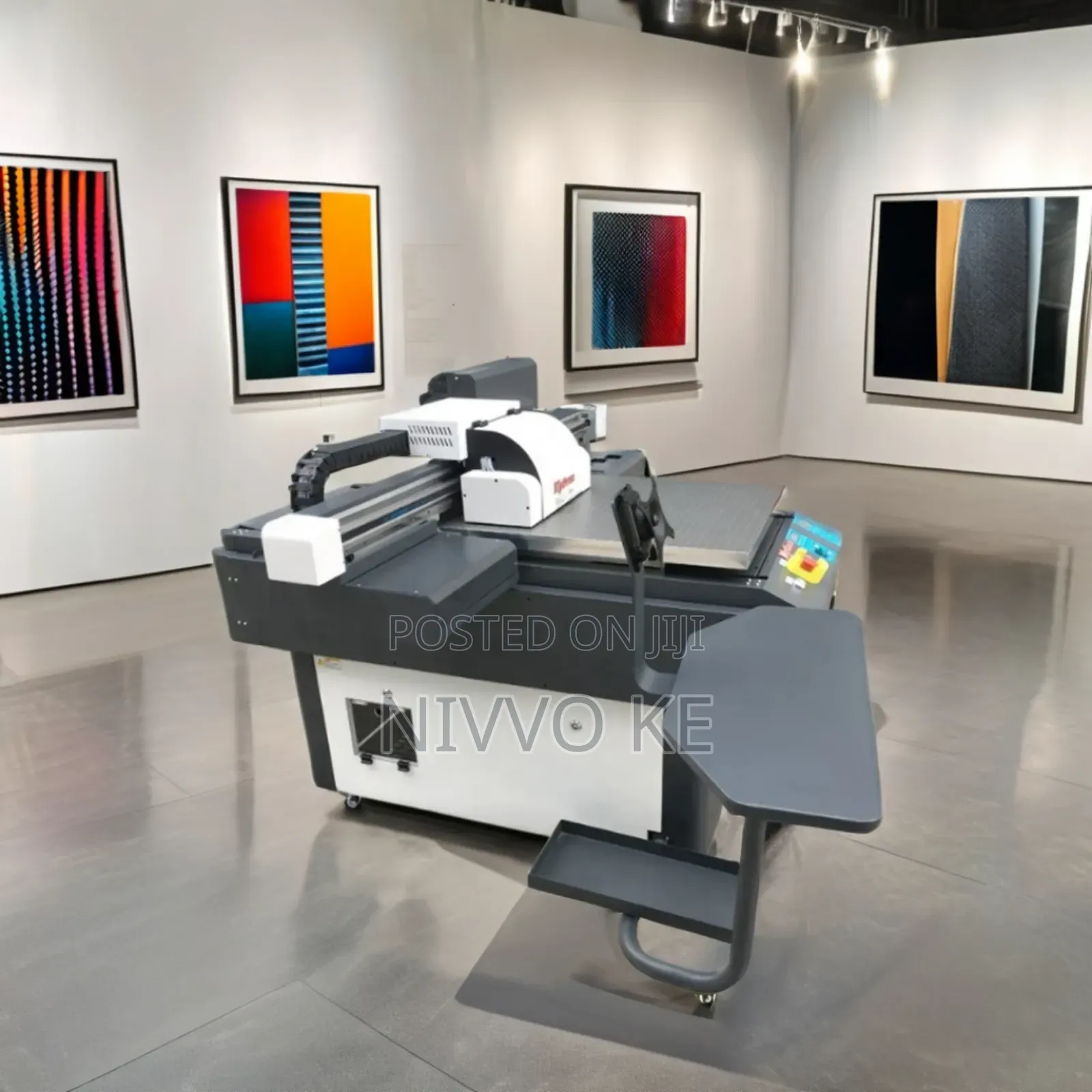 Compact Uv Flatbed Printer 90×60cm With 3 Tx800 Heads