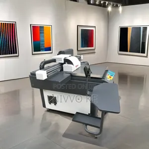 Compact Uv Flatbed Printer 90×60cm With 3 Tx800 Heads