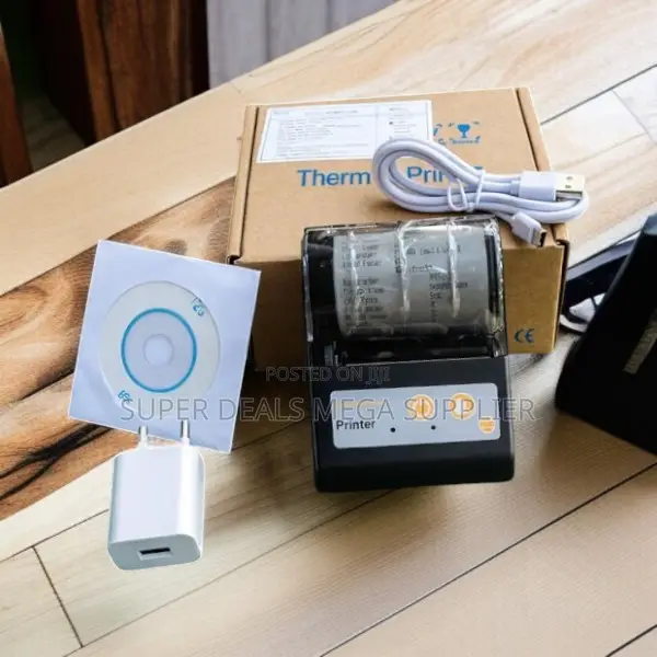 Pocket Size 58mm Thermal Receipt Printer With With Usb + Bluetooth