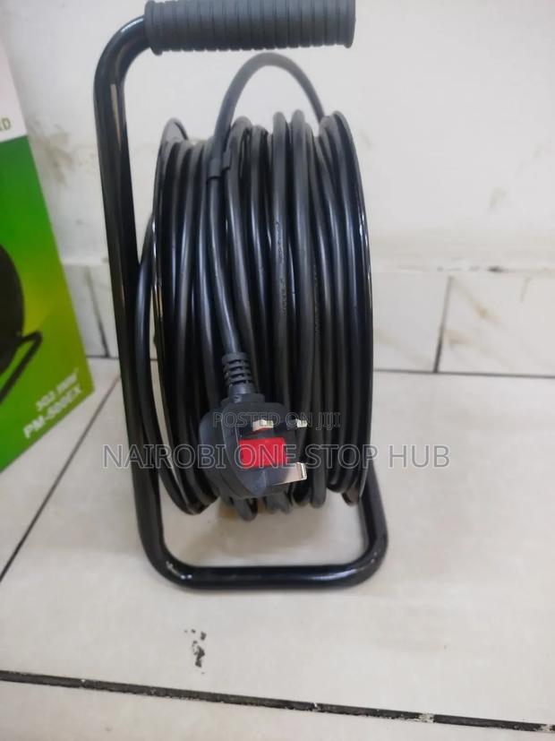 Heavy Duty 50m Electrical Extension Lead Reel
