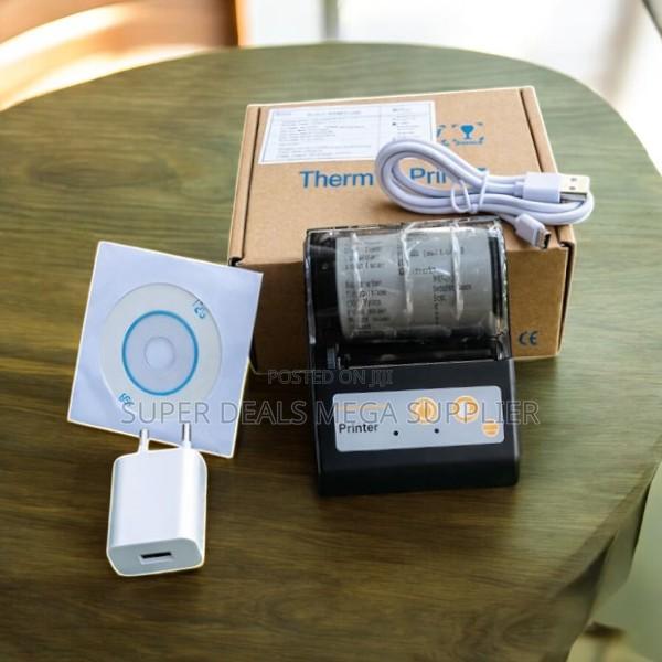 Mini Bluetooth 58mm Thermal Receipt Printer With Rechargeable Battery