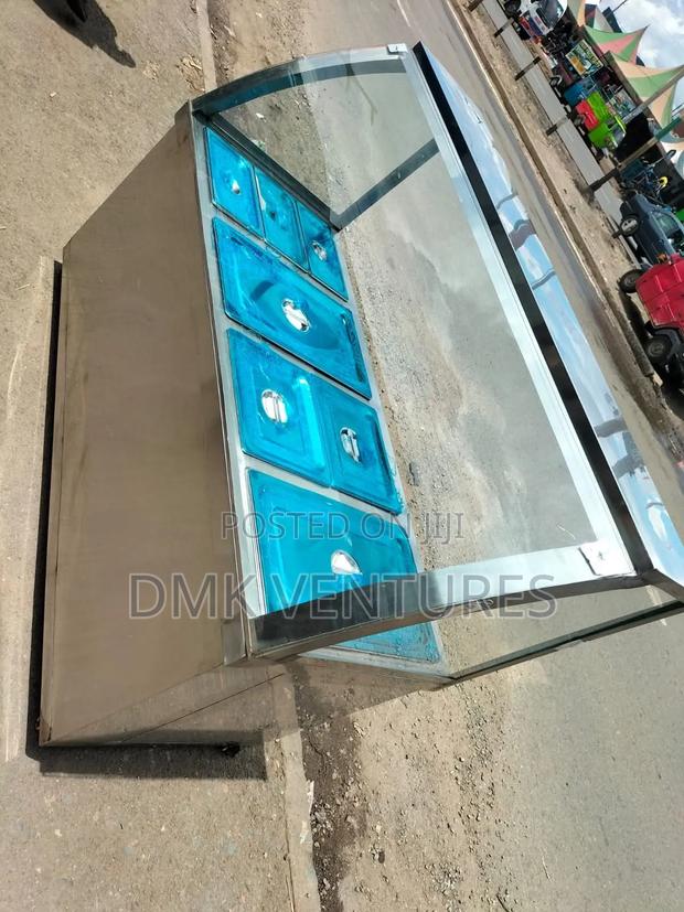 Ultimate Modern 6 Inserts Food Warmer Display - main view