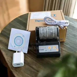 Portable 58mm Bluetooth Thermal Receipt Printer With 2000mah Battery