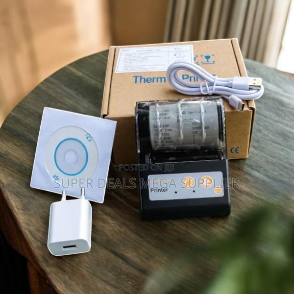 Portable 58mm Bluetooth Thermal Receipt Printer With 2000mah Battery