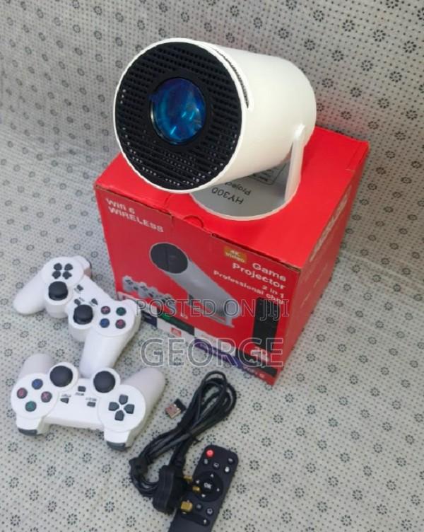 Game Projector Android 11 System With Wireless Gaming Controller