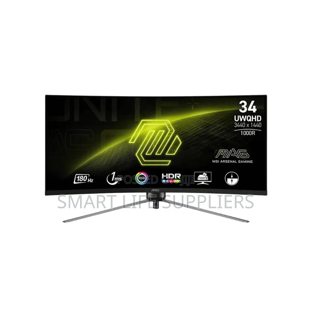 Msi Mag 345cqr 34 Inch 3440*1440 180hz 21:9 Ultrawide Gaming Monitor