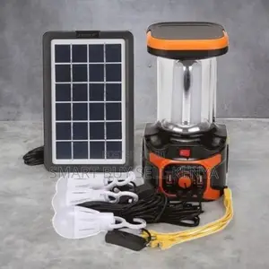 Lightweight Portable Solar Lighting System With Mp3 and Bluetooth
