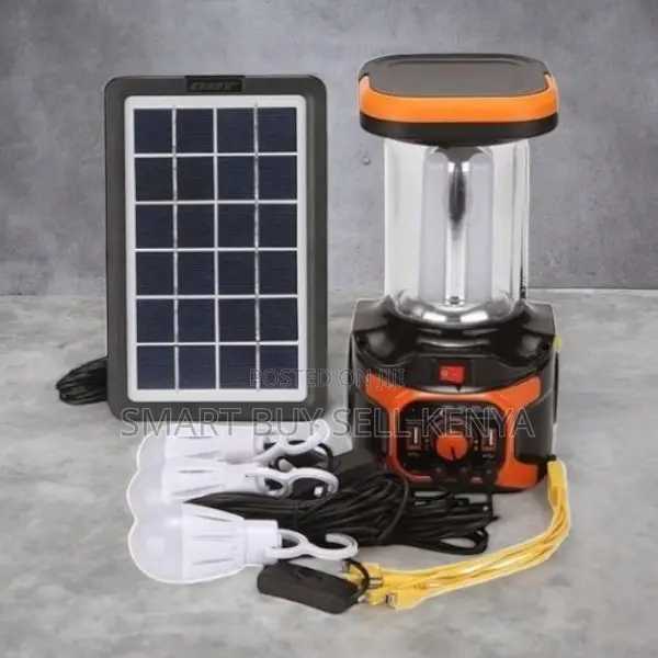 Lightweight Portable Solar Lighting System With Mp3 and Bluetooth