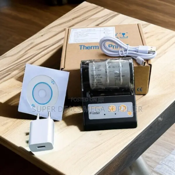 Portable Design 58mm Bluetooth Thermal Receipt Printer for Retail Use