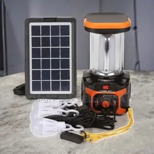 Dat at 9016b Solar Lighting Kit With Fm Radio and Usb Phone Charging