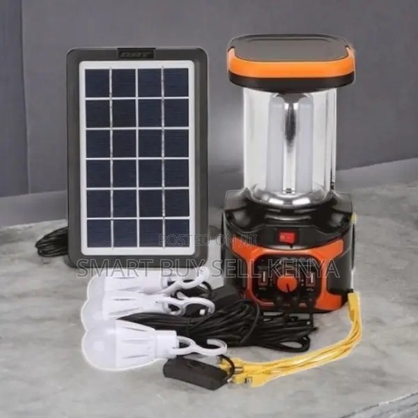 Solar Lighting Kit With Bluetooth, Torch and Lithium Battery Power