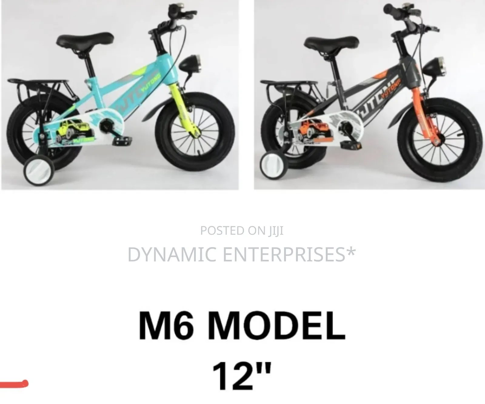 Brand New M6 Model 12" Kids' Bicycle - Stylish