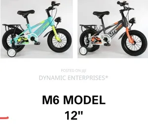 Brand New M6 Model 12" Kids' Bicycle - Stylish