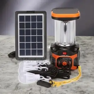Dat At9016b Solar Lighting Kit With Usb Charging and Fm Bluetooth