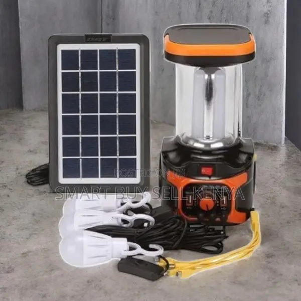 Solar Lighting System With Fm Radio, Mp3, Torch and Phone Charging