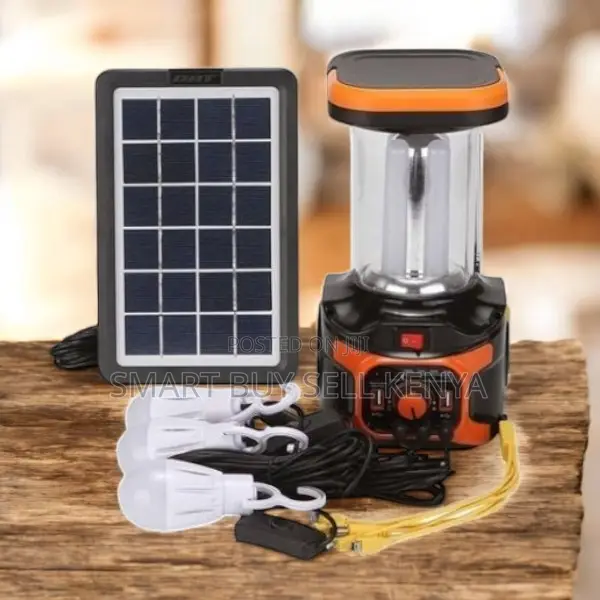 Solar Lighting Kit With Fm Radio, Bluetooth and Usb Phone Charger