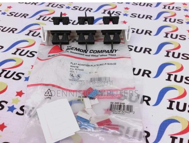 Siemon Ric-F-Sc6-01 6-Fiber Sc Flat Pack Fiber Optic Adapter Plate