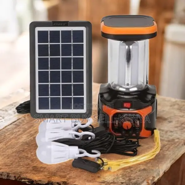 Home Solar Lighting System With Torch, Led Bulbs and Bluetooth