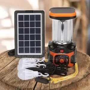 Solar Lighting System With Lithium Battery, Mp3 and Usb Charging