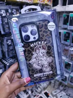 Hosiss iPhone 15 Pro Max Mickey Mouse Amoured Protective Case
