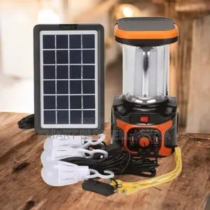 Solar Lighting System With Mp3 Player, Torch and Usb Ports