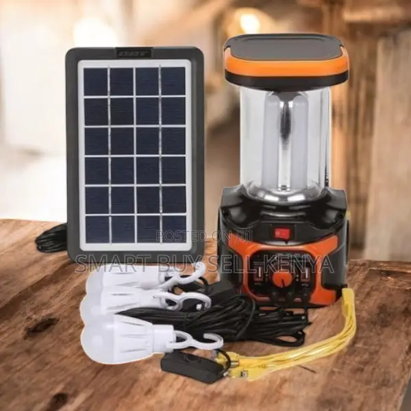 Solar Lighting System With Mp3 Player, Torch and Usb Ports