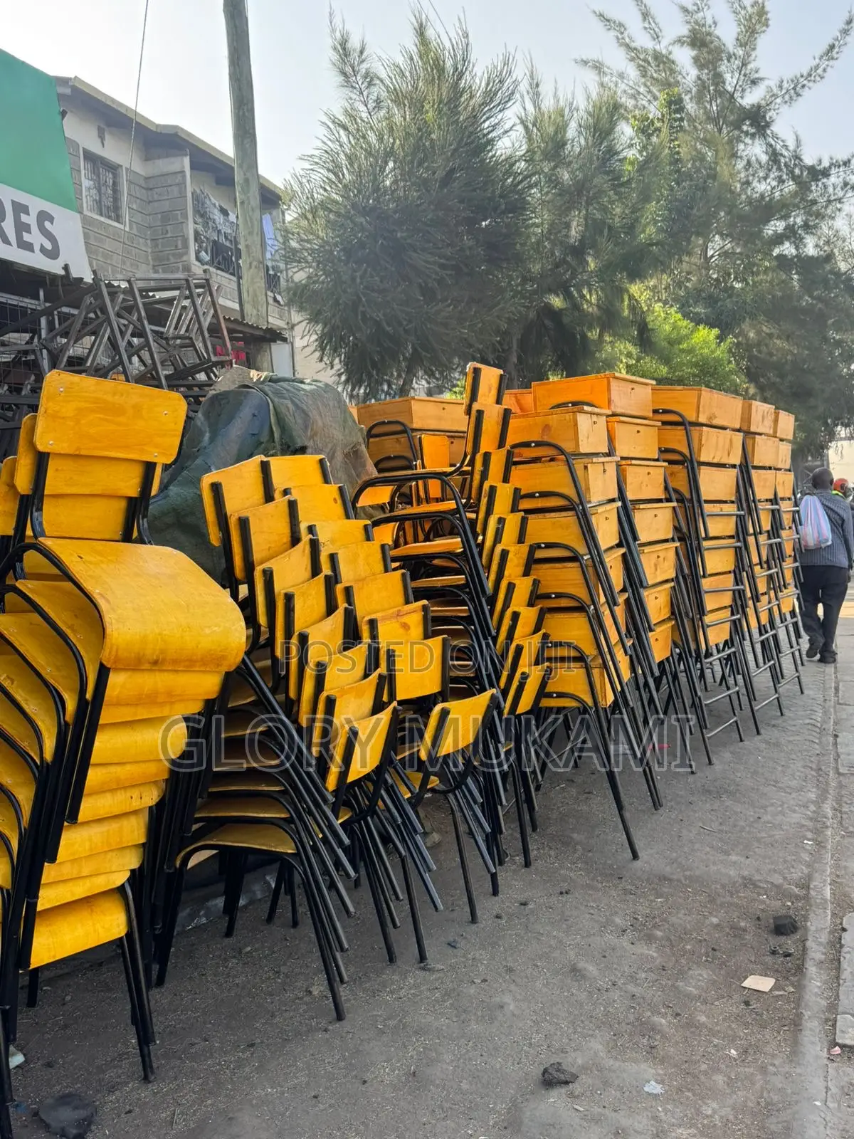 School Lockers And Chairs Junior Secondary