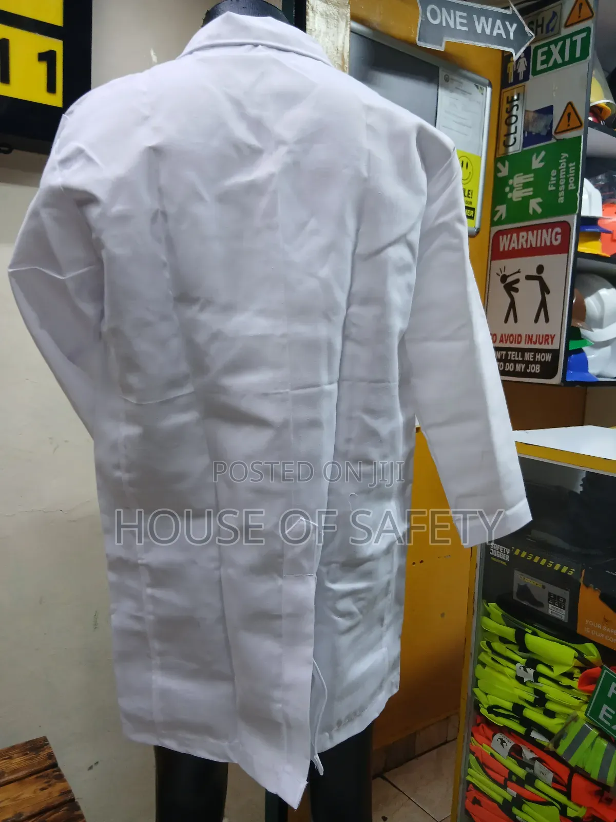 Knee Height White Coats