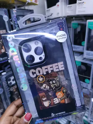 Guane Coffee Cartoon Design iPhone 16 Pro Max Amoured Case