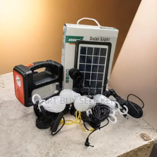 Dat at-9011b Solar Lighting System With Usb Phone Charging Ports