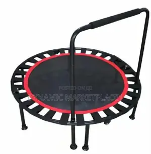 Round Trampoline With a Handle