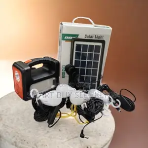 Dat at-9011b Portable Solar Lighting Kit With Bluetooth and Fm Radio