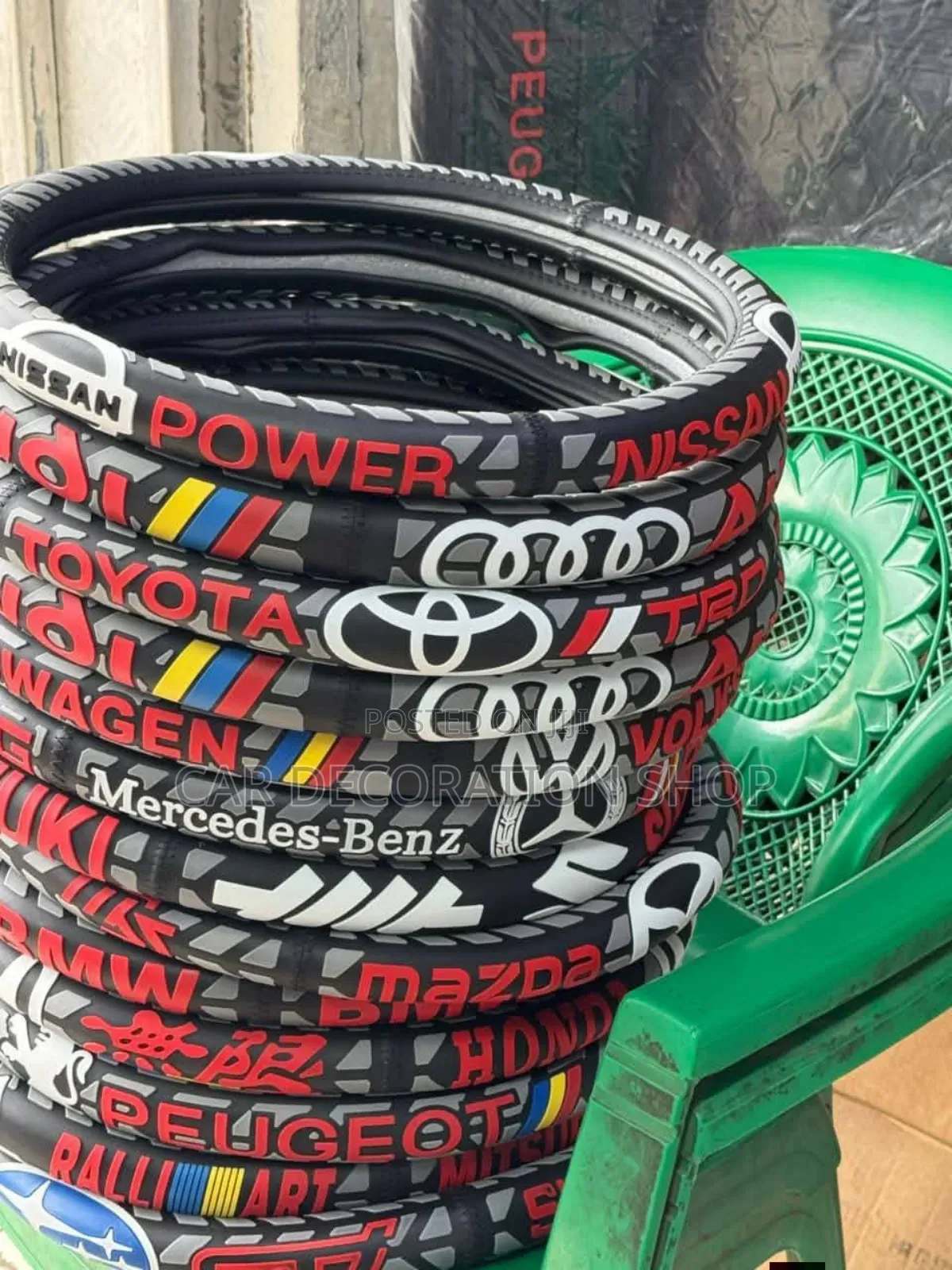 All Car Models Branded Rubber Steering Wheel Cover
