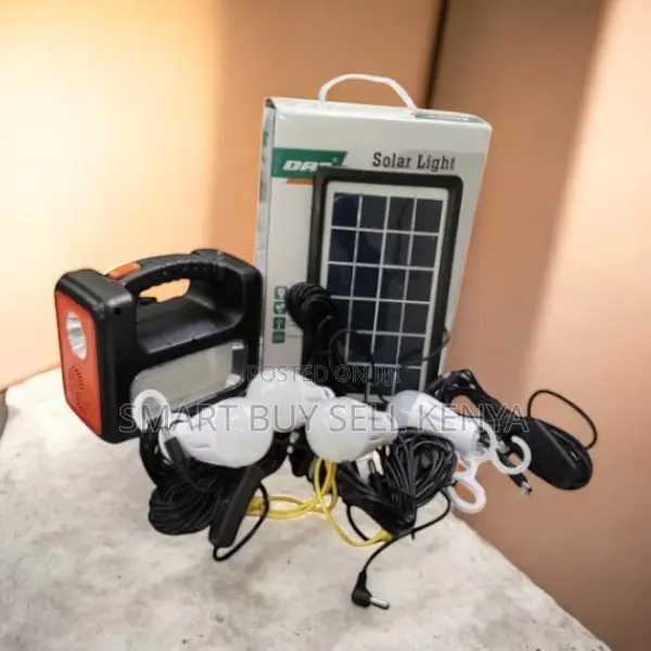 Dat at-9011b Solar Lighting System With Bluetooth Mp3 and Led Bulbs