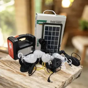 Dat at-9011b Home Solar Lighting Kit With Fm Radio Usb Phone Charger