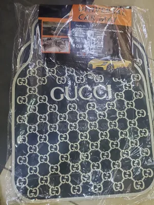 Gucci Branded Mats With White Logos