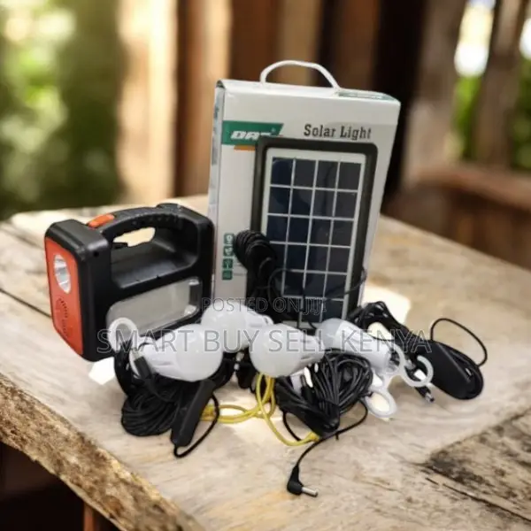 Dat at-9011b Portable Solar Lighting With Led Bulbs and Usb Charging