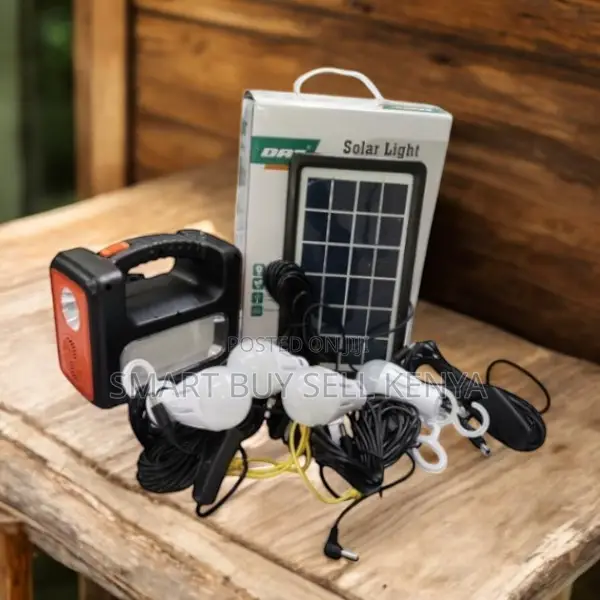Dat at-9011b Solar Lighting Kit With Rechargeable Lithium Battery