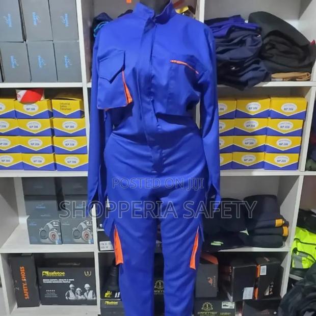 Royal Blue Cargo Overall - main view