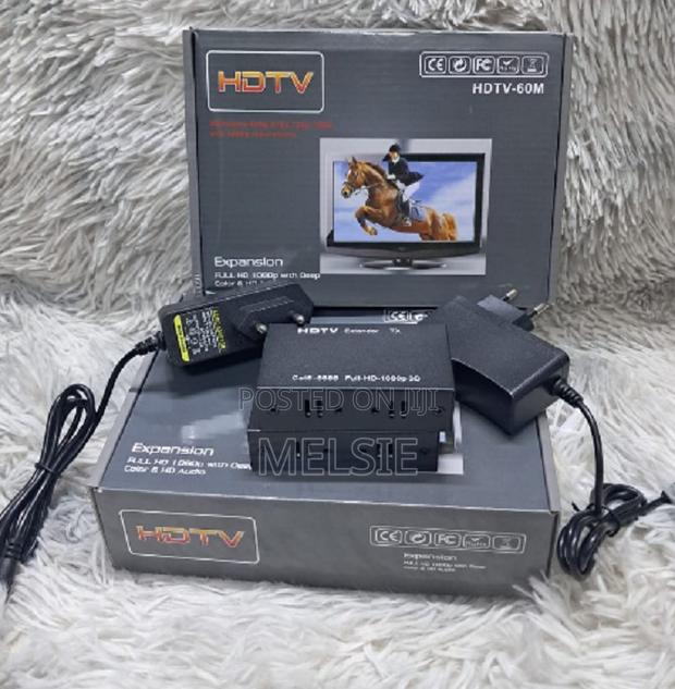 Transmitter Receiver Over Cat 5e/6 Rj45 Ethernet 60m Hdmi