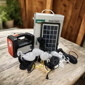 Dat at-9011b Solar Lighting Kit With Mp3 Fm Radio and Bluetooth