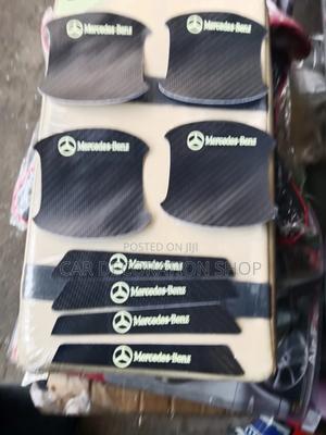 8pcs Mercedes Door Handle Cup Branded Antiscratch Soft Stickers - thumbnail 2