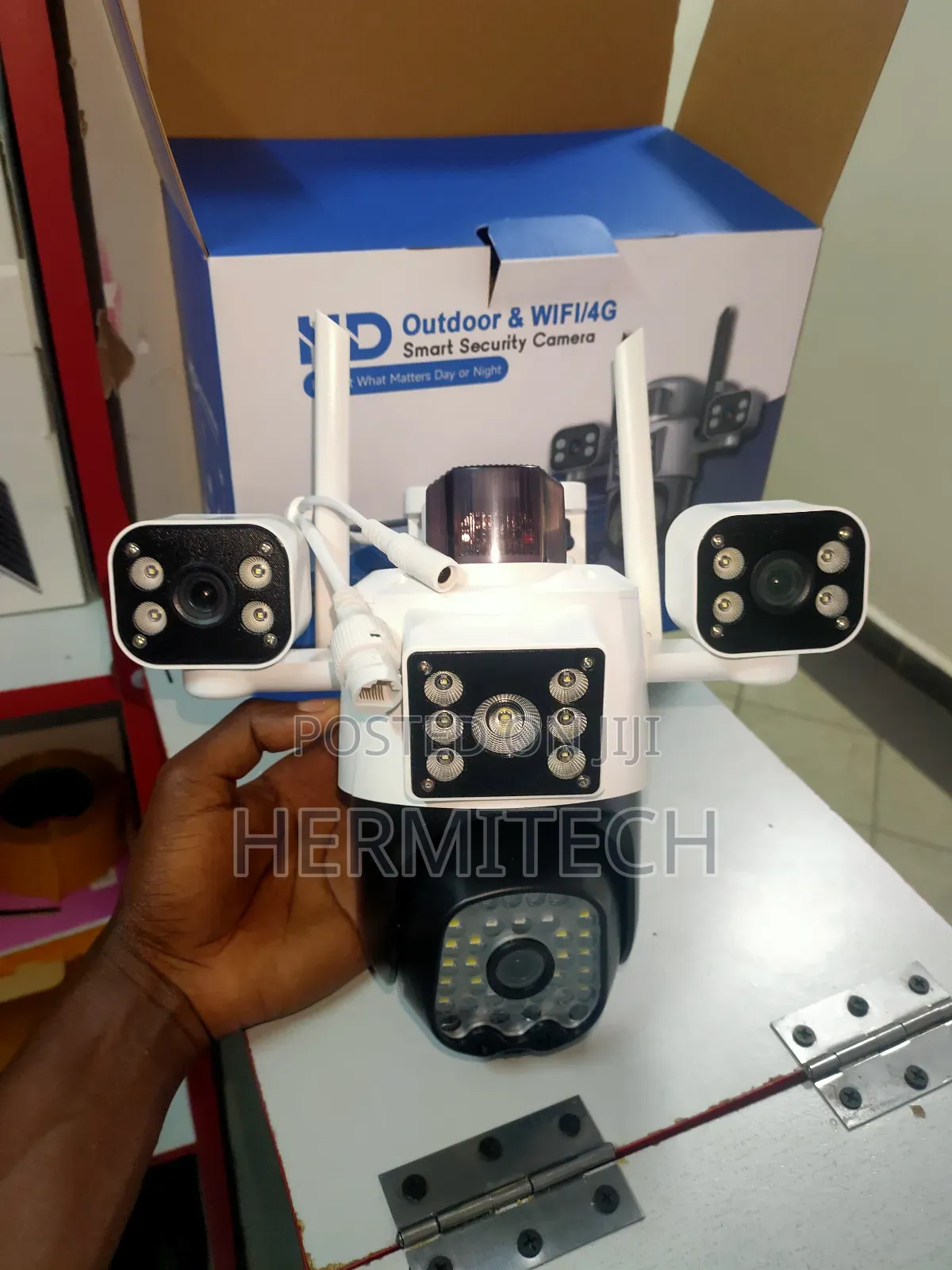 Triple Lens Wifi Model With Alarm Siren