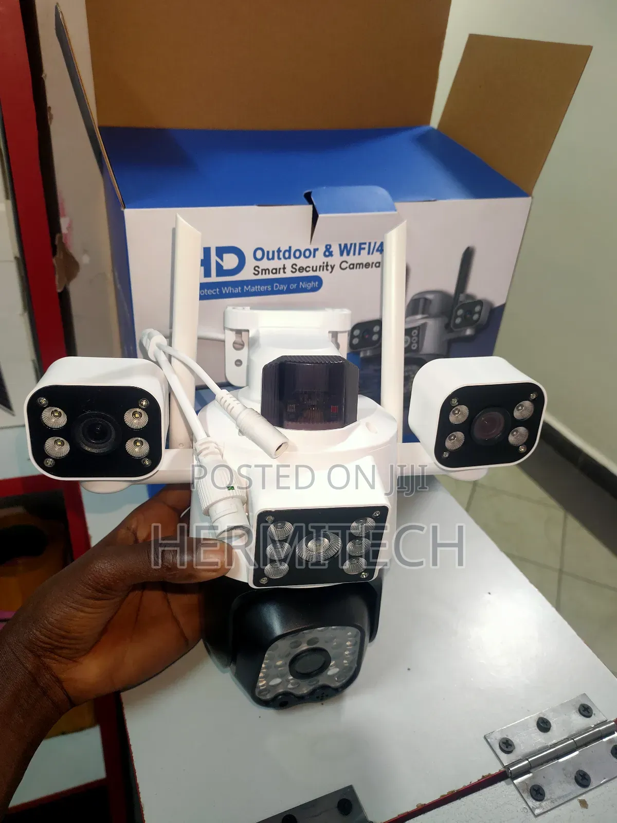 Triple Lens Wifi Model With Alarm Siren