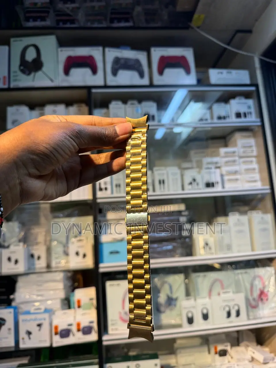 Samsung Galaxy Watch 7 Stainless Steel Smart Watch Strap-Gold