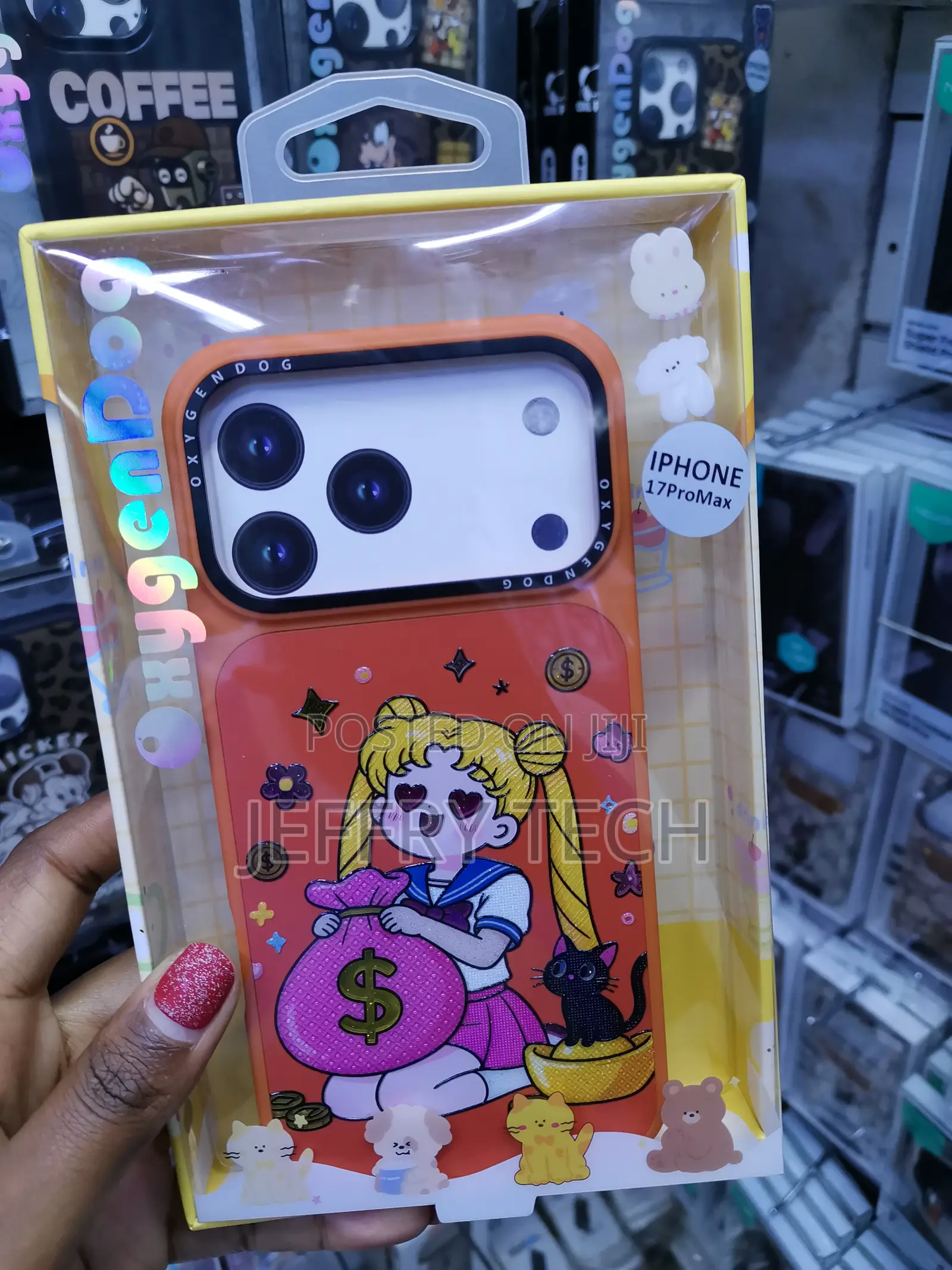 Vbasx iPhone 17 Pro Max Case Cartoon Hard Amour Back Case
